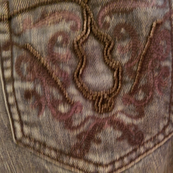 💝 Buffalo  David distressed  boot cut jeans - Picture 6 of 11